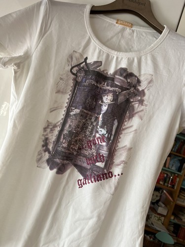 Shirt galliano top bianca - shirt,