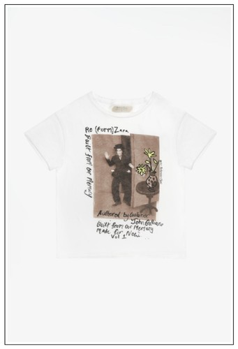 Shirt john galliano zara - t-shirt,
