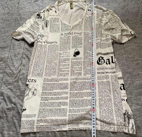 Shirt john galliano giornale - t-shirt,