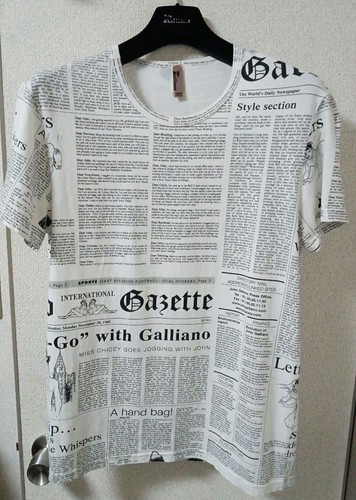 Shirt stampa giornale john - t-shirt,