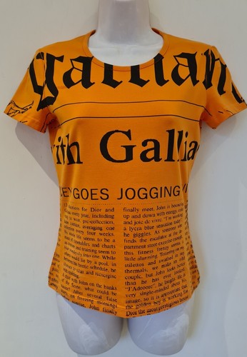 Shirt john galliano stampa - t-shirt,